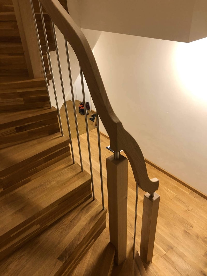 Treppengeländer für eine vorhandene Treppe